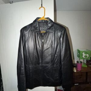 EMC Women's Genuine Leather Biking Jacket size Medium